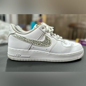 Nike Air Force 1 ‘07 “Just Do It” men’s size 9.5 or women’s size 11